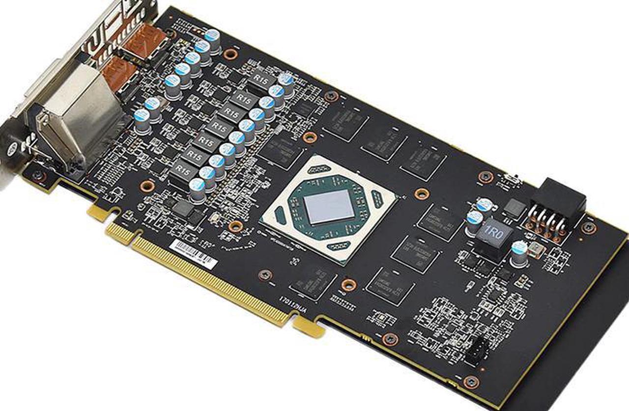 Alt view image 5 of 5 - Water Block use for  RX480 RS / RX590 Fatboy/HIS RX 580 IceQ X2 OC 8GB (HS-580R8LCBR) Full Cover GPU Card GPU Radiator