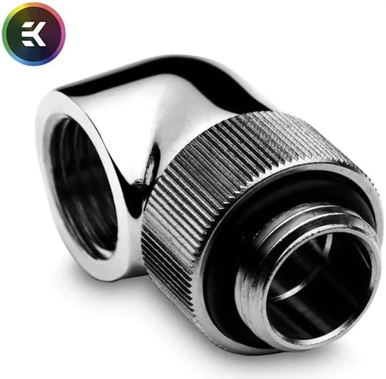 Alt view image 2 of 5 - Classic Angled 90° Degree Elbow Fittings G1/4 Thread Liquid Water Cooling Loop Necessary Adapter