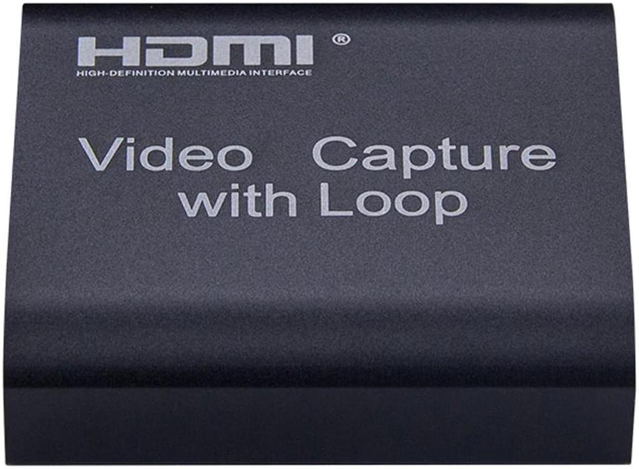 HD 4K Input 1080P Output HDMI USB Video Capture Card with Loop Video Capture Converter for Wins Android MacOS