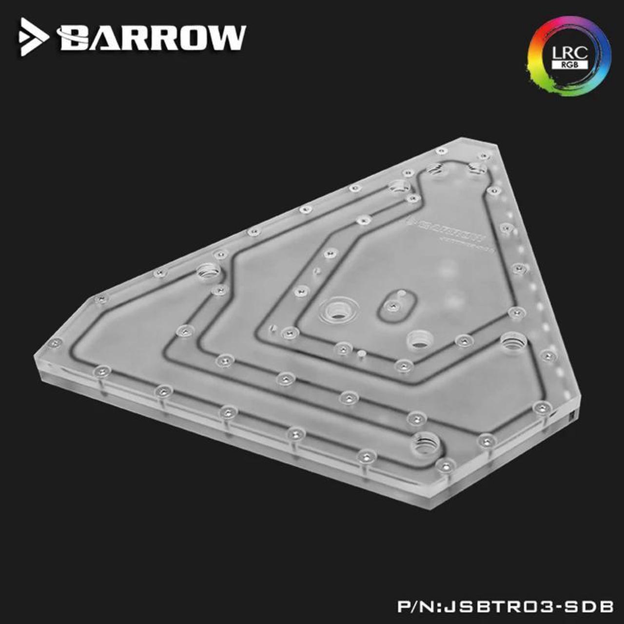 Alt view image 2 of 2 - JSBTR03-SDB Waterway Boards For  TR03 Case Aurora For  CPU Water Block & Single GPU Building