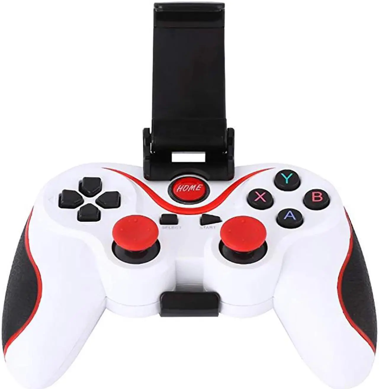 Alt view image 3 of 5 - controller T3 Bluetooth Wireless Joystick Gamepad Game Controller Bluetooth Joystick For Mobile Phone Tablet TV Box Holder