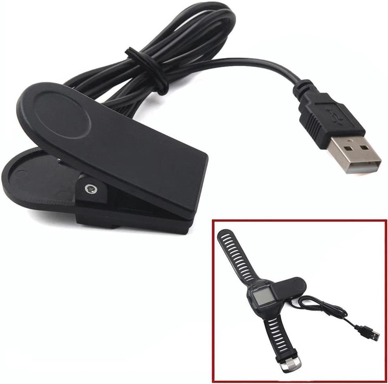 1M USB Charging Charger Cable for  Forerunner 405CX 405 410 910XT 310XT Digital Cables USB Charging Clip