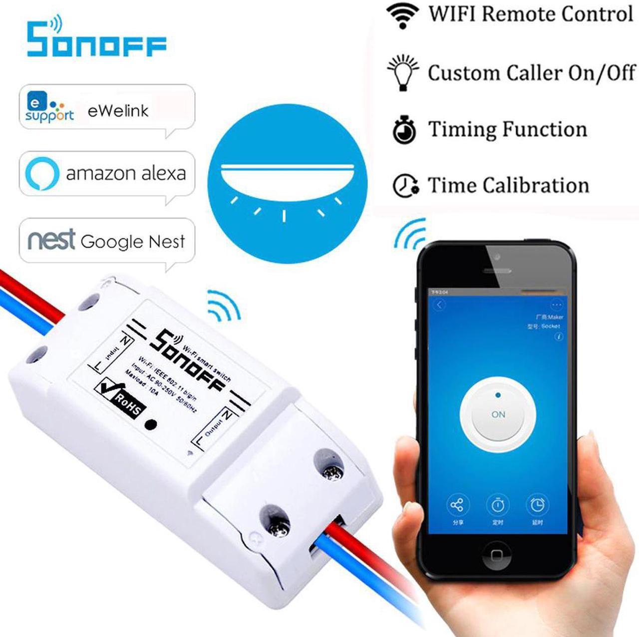 Smart Home WiFi Wireless Switch Module For Apple For Android APP Control #5b02