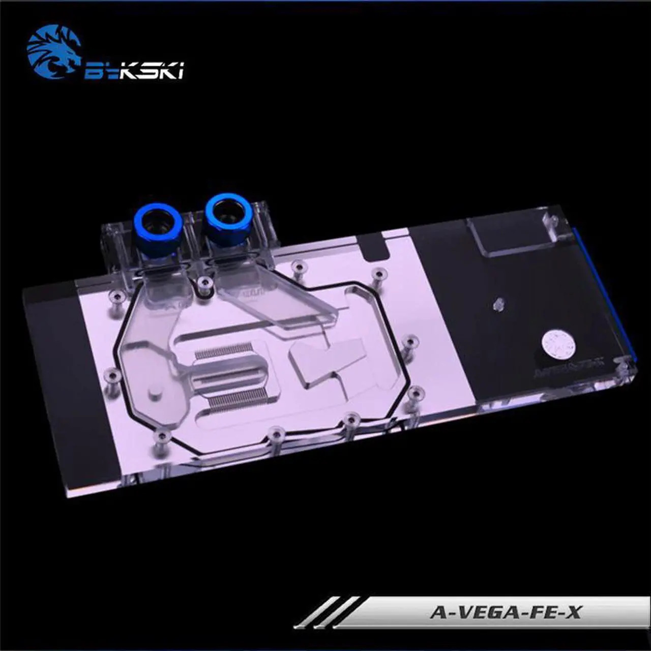 Alt view image 3 of 5 - Water Block For AMD RADEON RX VEGA 56/64, RX VEGA 64 8G HBM2/DATELAND RX VEGA 64 8G HBM2, Radeon,A-VEGA-FE-X