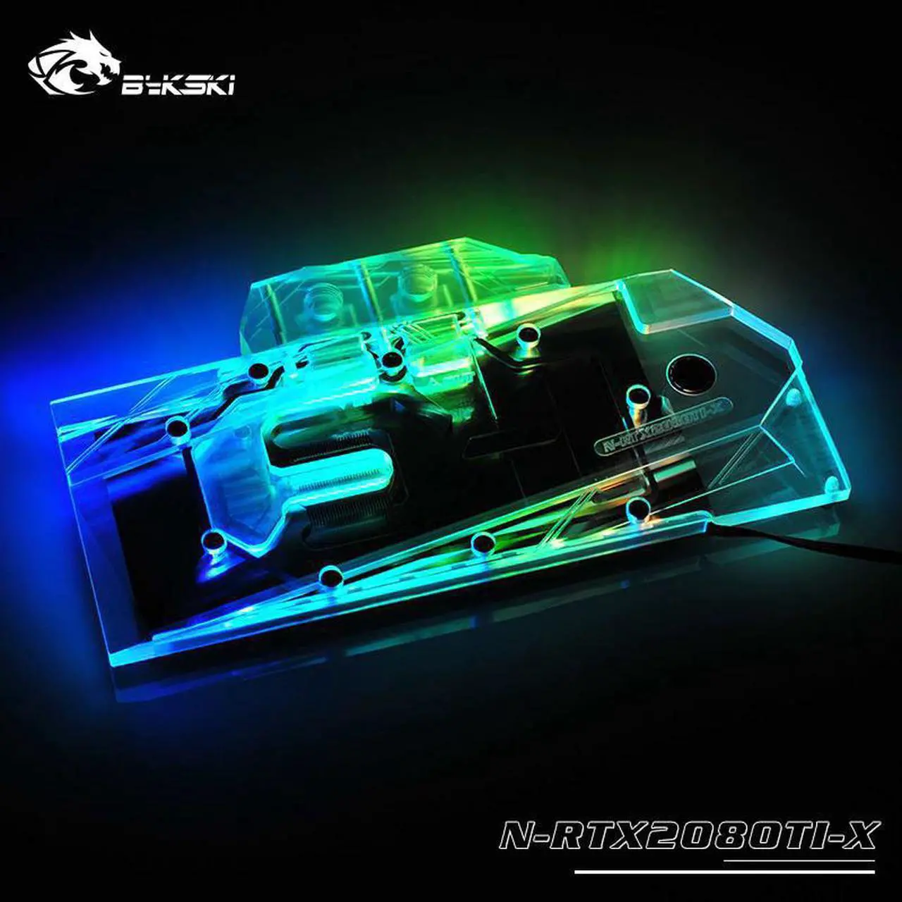 Alt view image 4 of 5 - N-RTX2080Ti-X FR-N-RTX2080Ti-X Water Block use for  GeForce RTX 2080Ti/2080 Reference Founders Full Cover GPU Block