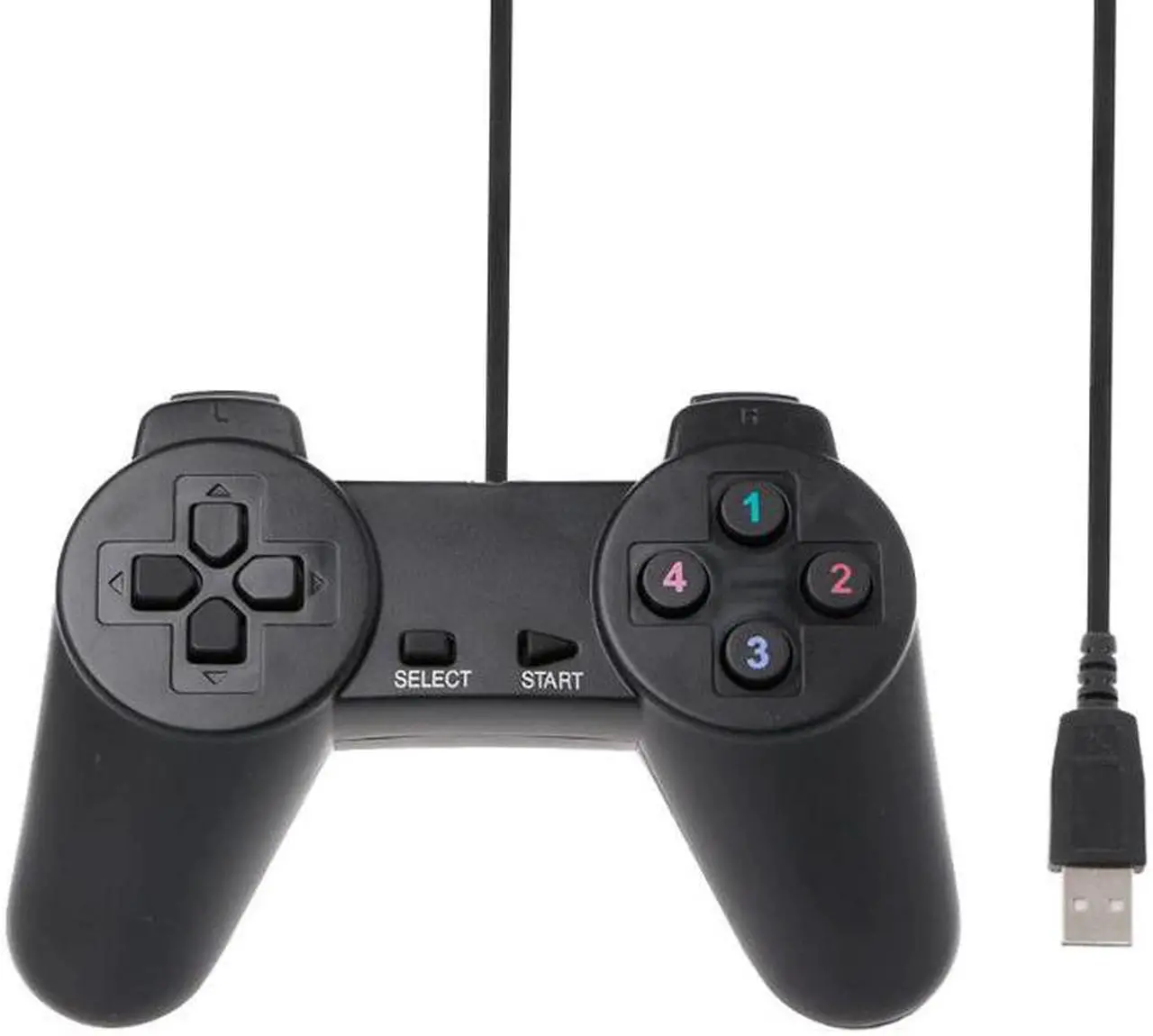 Alt view image 5 of 5 - 1.1 Interface 2.0 Controller Gamepad For PC  Joystick For PC Game Wired Computer Control For Windows Laptop Plug And Play