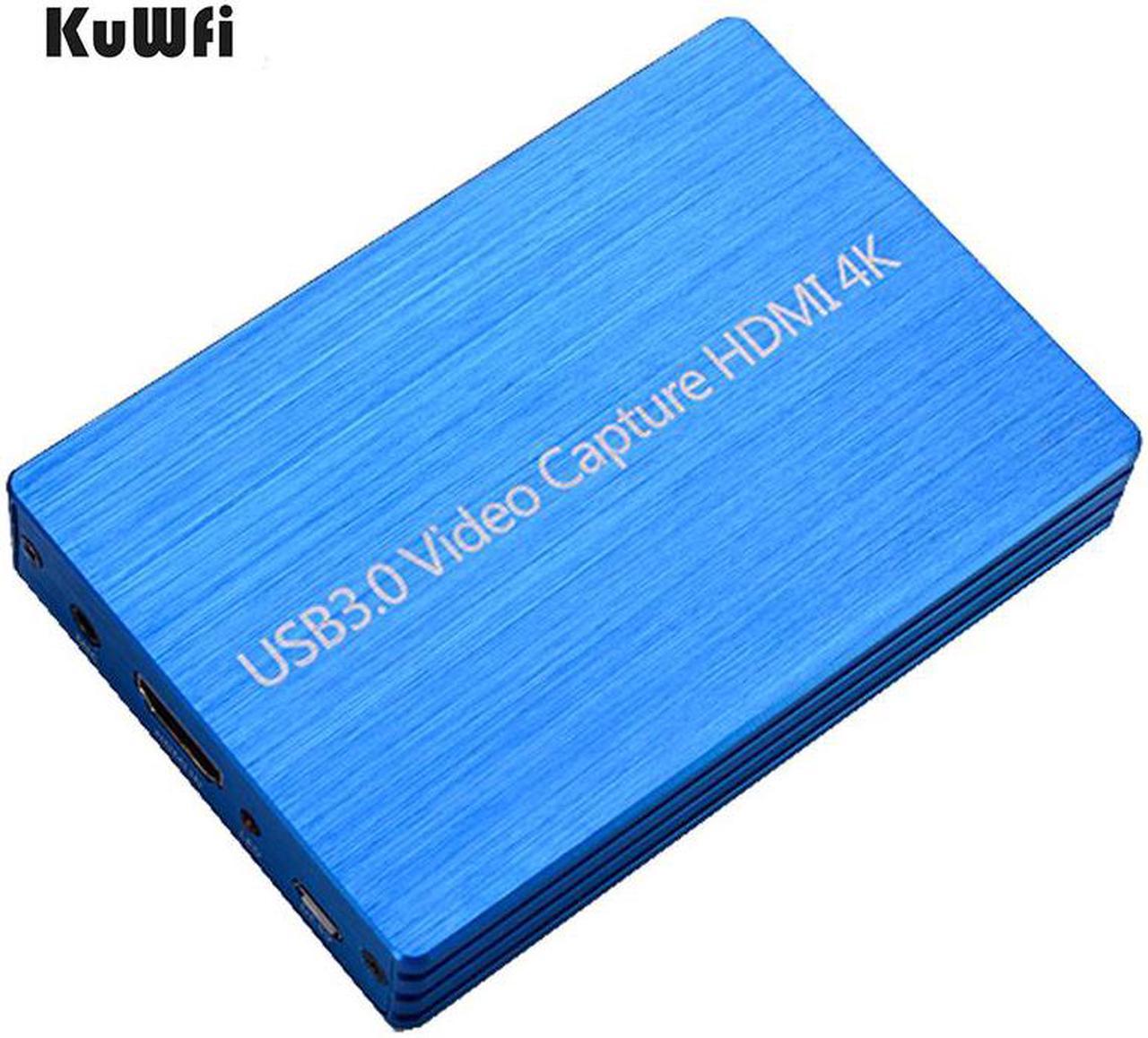 4K 60Hz HD USB3.0 HDMI Video Capture 1080P HDMI to USB Video Capture Card for Game Streaming Live Broadcast