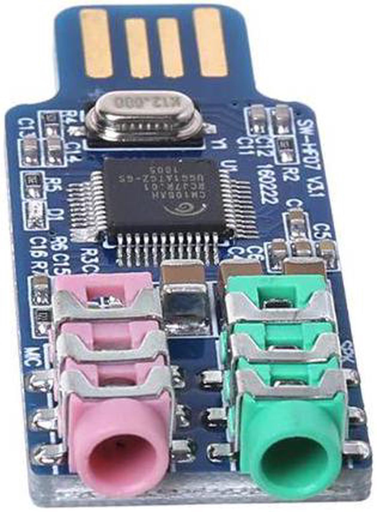 Alt view image 2 of 5 - USB Drive  Sound Card Laptop Computer External Sound Card Module Dropship