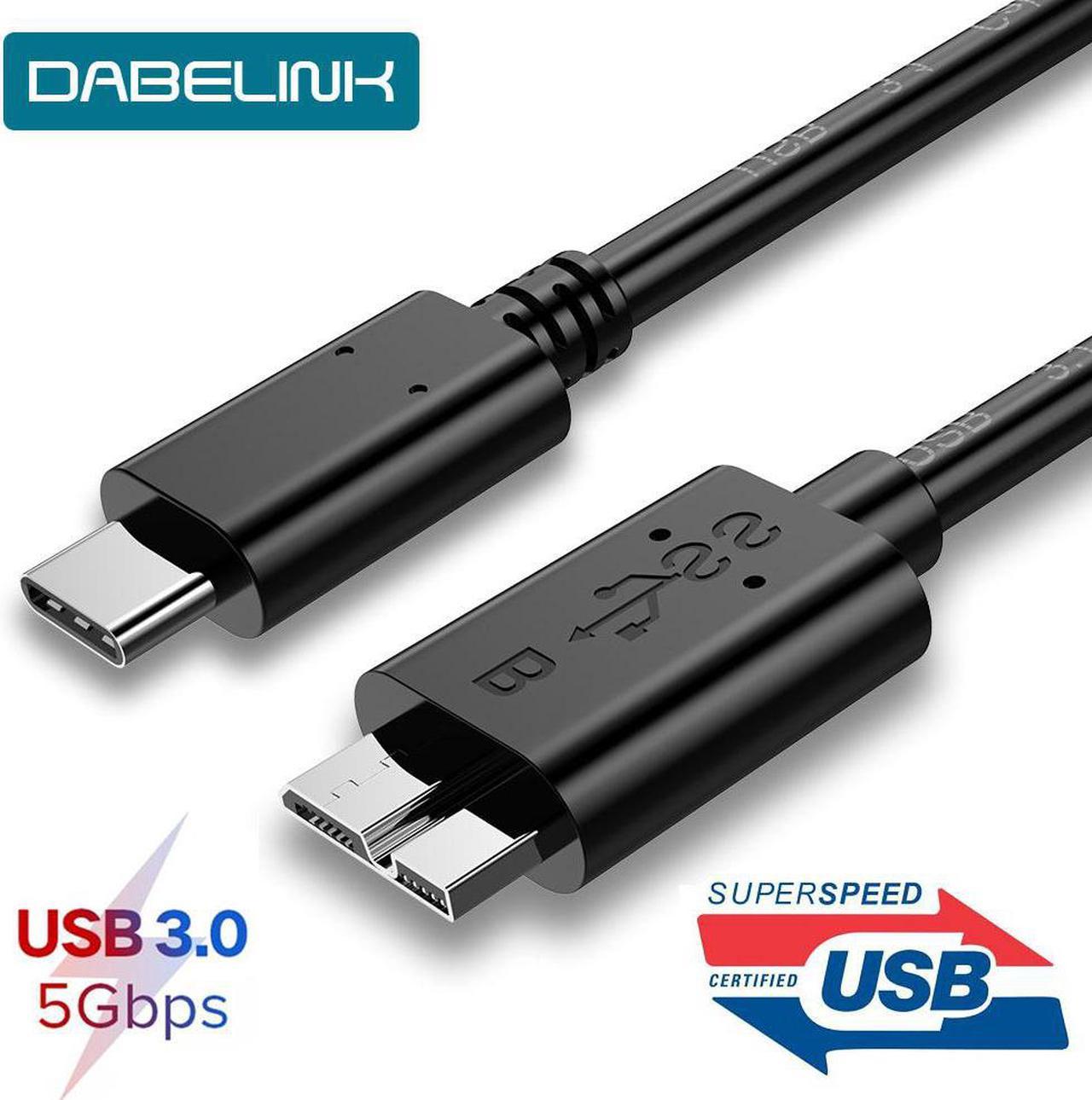 B USB C 3.0 Cable 5Gbps External Hard Drive Disk HDD Cable for  S5 Note3    HDD Data USB3.1 Cables