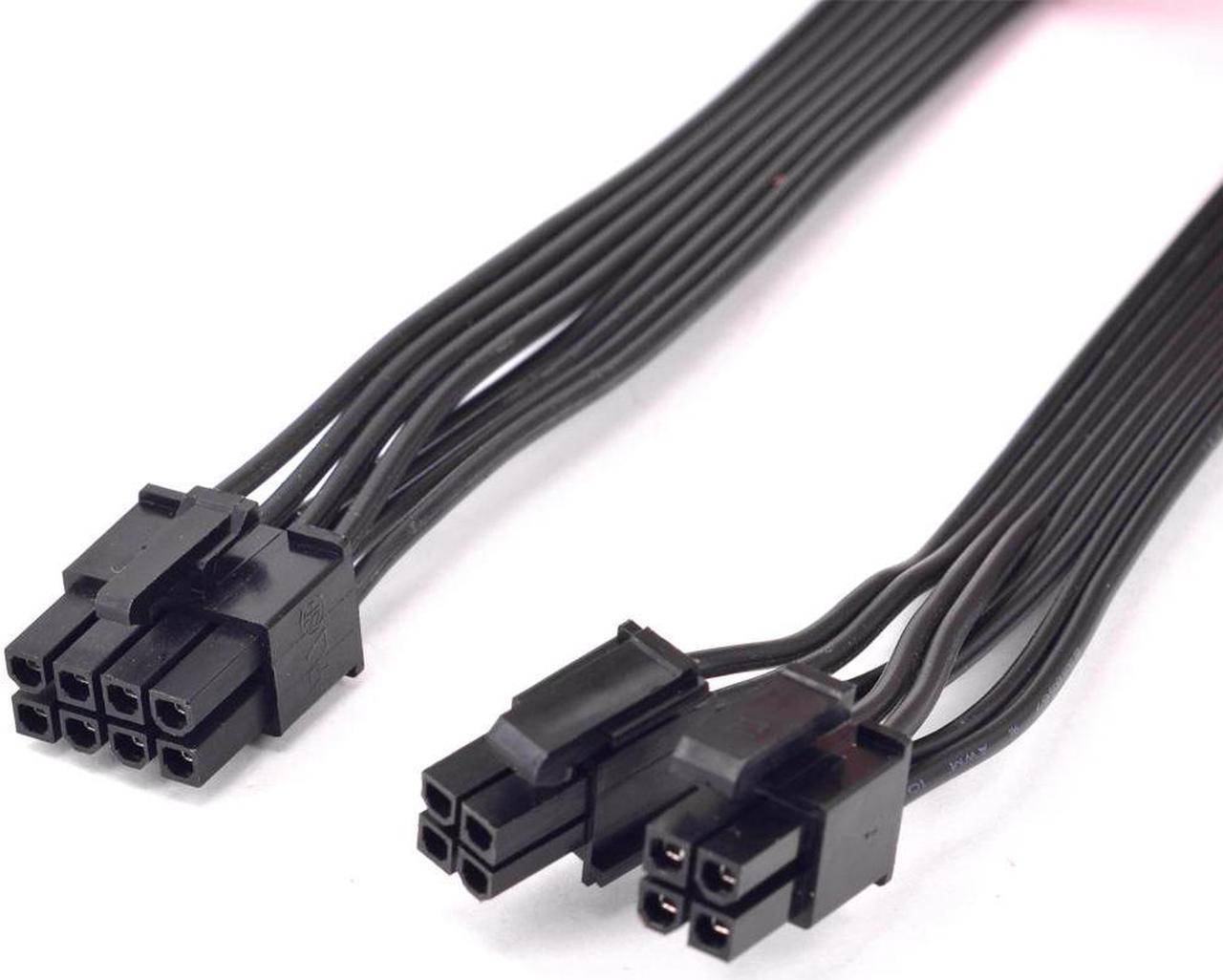 CPU 8pin to 4+4pin Power supply Cable ATX 12V Durable PSU P4 to P8 for Corsair HXi Series HX1200i HX1000i HX850i HX750i