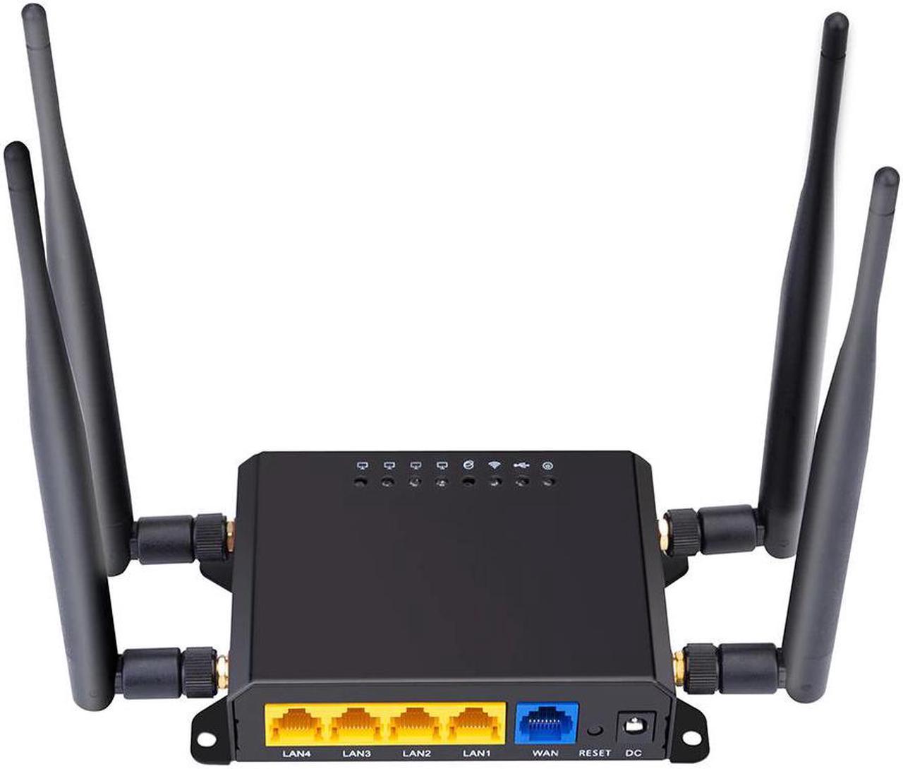 4G Smart Router Extender High Power LAN Network Switches WiFi Wireless External 5dbi Antenna Modem 300Mbps Qualcomm Chip