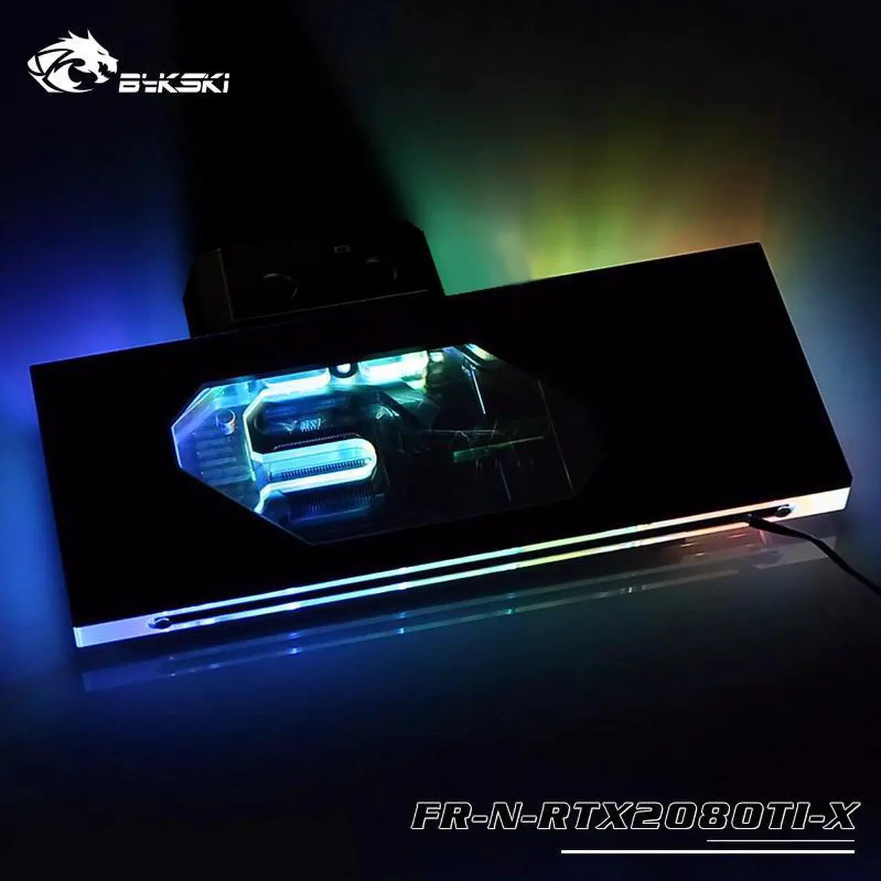 Alt view image 2 of 5 - N-RTX2080Ti-X FR-N-RTX2080Ti-X Water Block use for  GeForce RTX 2080Ti/2080 Reference Founders Full Cover GPU Block