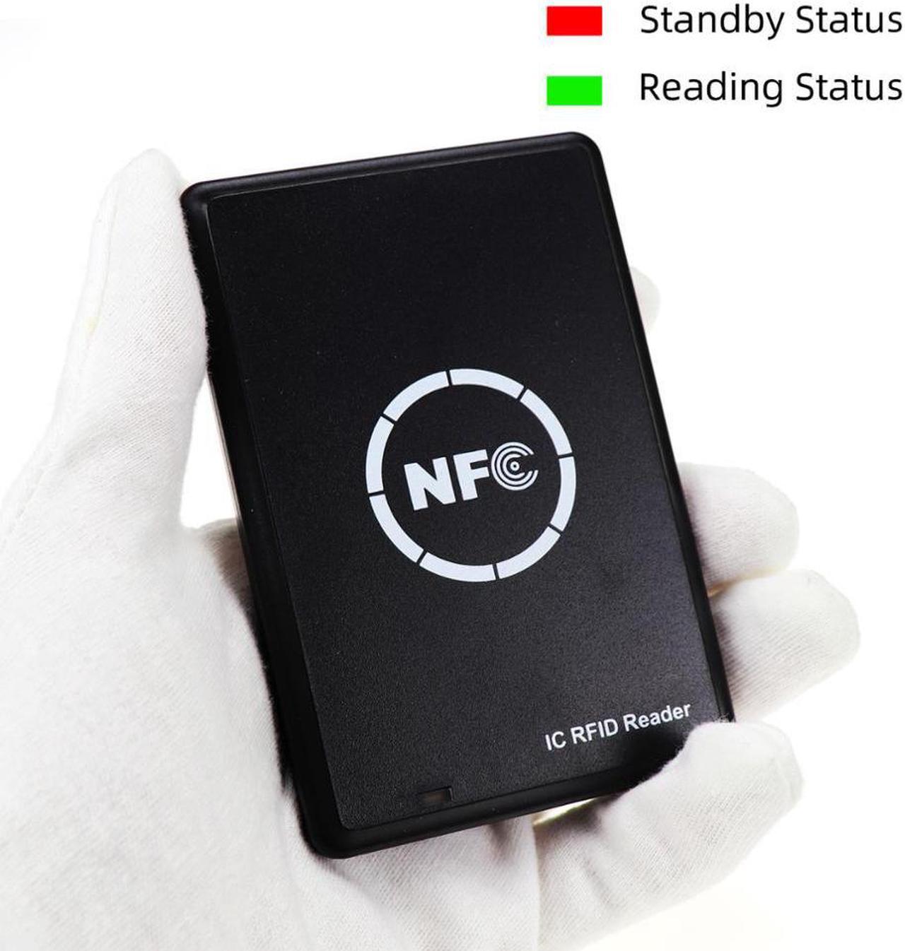 Alt view image 4 of 6 - NFC Smart Card Reader Writer RFID Copier Duplicator 13.56MHz USB Programmer Key fobs Card IC UID S50 MF ISO14443A Tag(10 UID Cards Only)