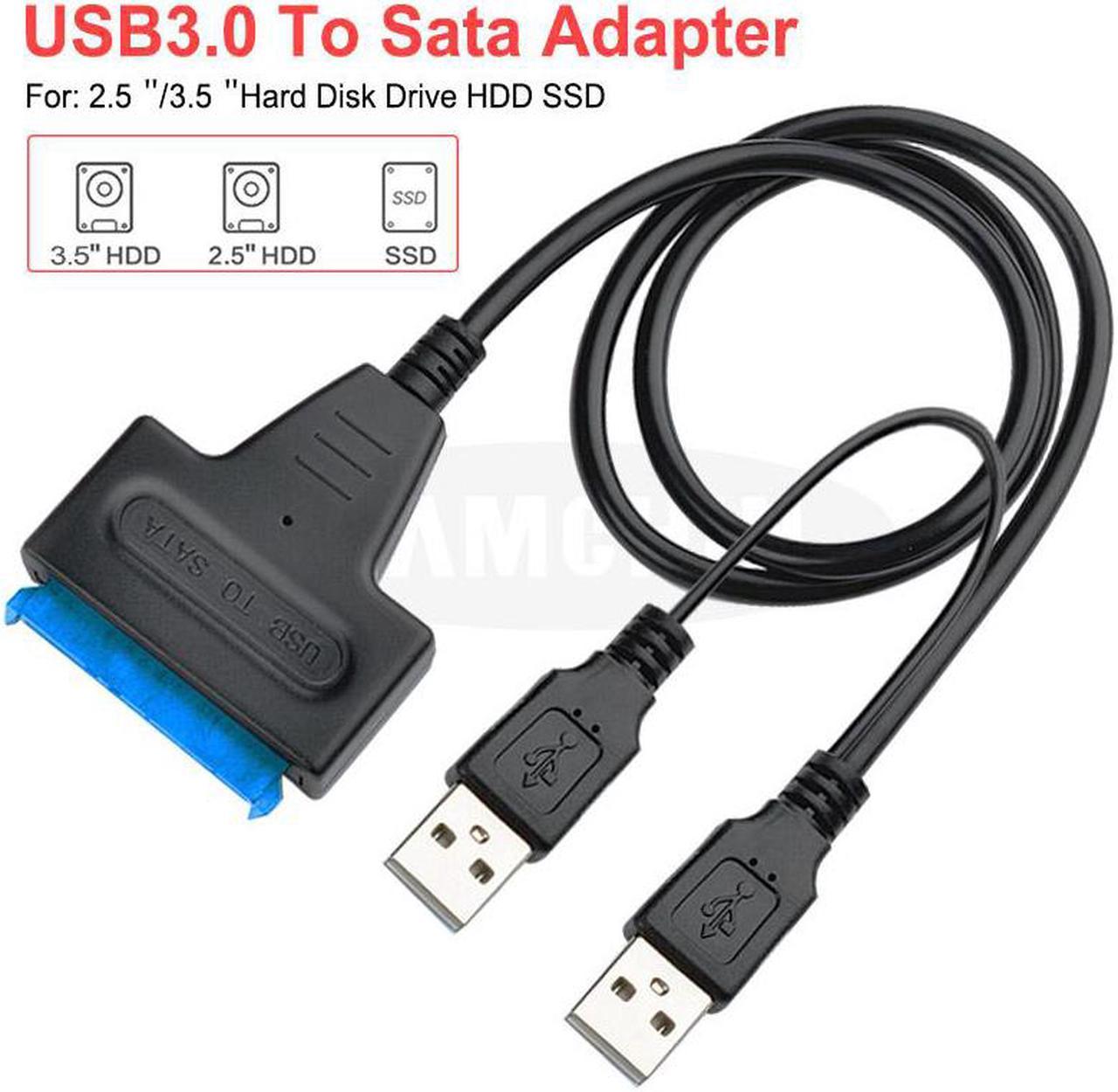 To Sata Adapter Sata  3.0 Adapter Suport 2.5 or 3.5 Inch External SSD HDD Hard Drive Dual  Sata Cable Sata Cable