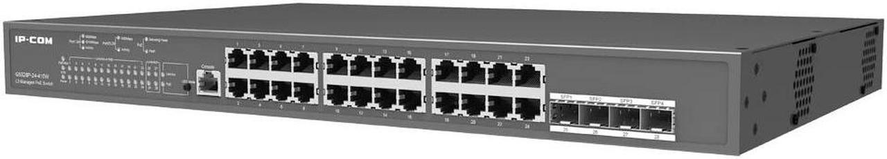 new Layer3 full managed Gigabit Ethernet PoE network switch with 4 SFP port