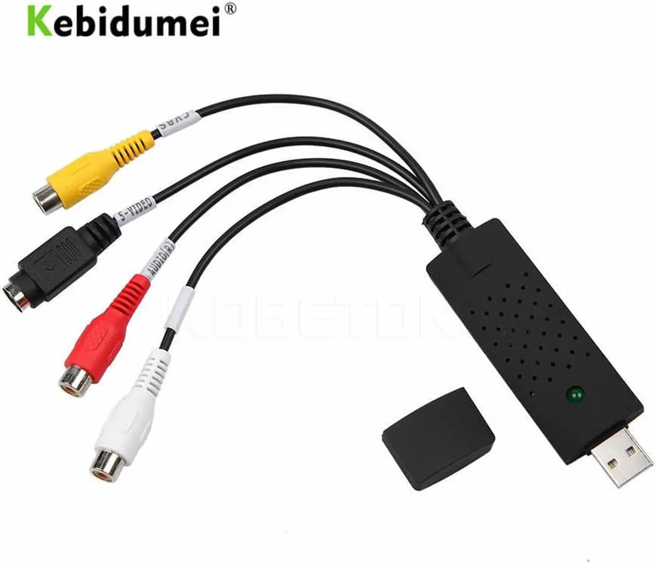 Alt view image 2 of 5 - USB 2.0 to RCA cable adapter converter Audio Video Capture Card Adapter PC CableS For TV DVD VHS capture device 630