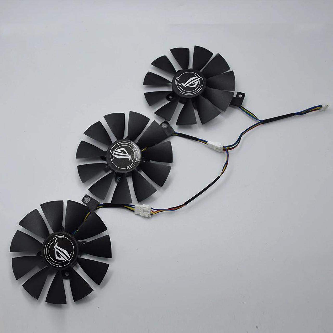 For  Strix GTX 1060 OC 1070 1080 GTX 1080Ti RX 480 T129215SU 87MM Graphics Card Cooler Fan