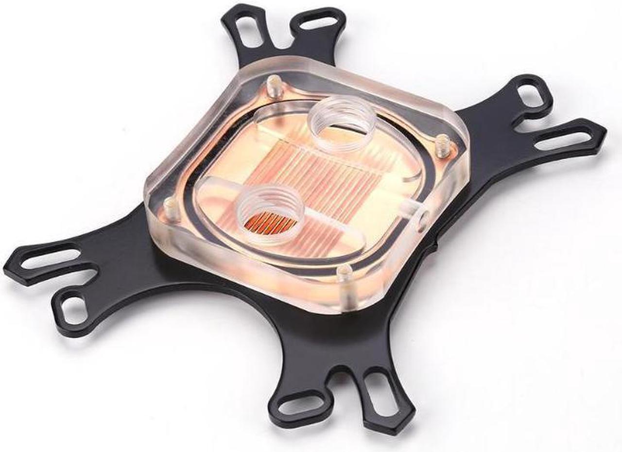 CPU Water Block Waterblock Copper Base CPU Water Cooler Computer PC Cooling Radiator for  for AMD with Screws