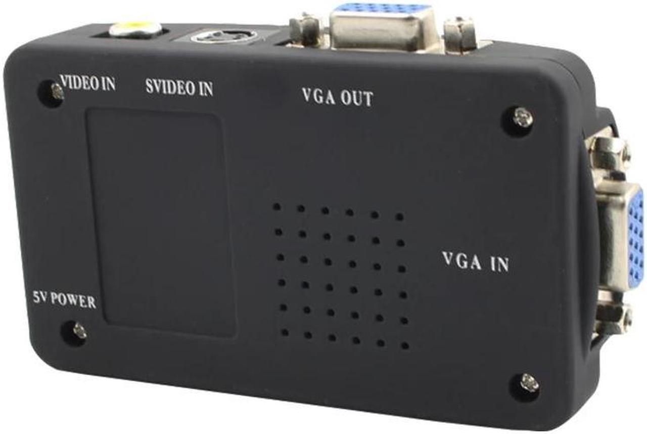 Alt view image 2 of 5 - AV to VGA converter VGA+S-video Composite RCA in to VGA out for PC to TV