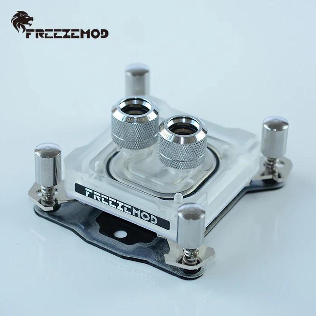 computer CPU water cooling block for  LGA 1151 115X 2011 5V 3pin RGB light copper base plate. -PK5E