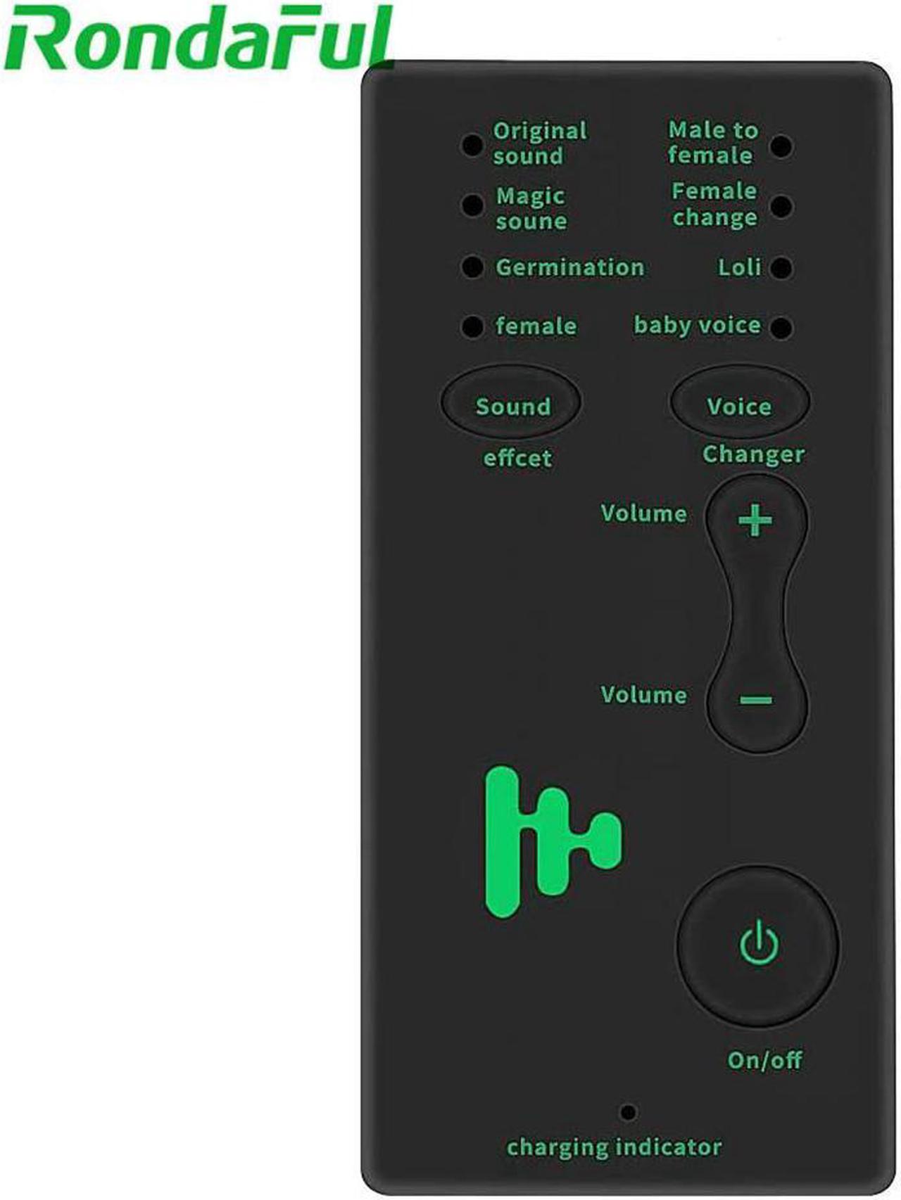 Portable Voice Changer Voice Modulator with Adjustable Voice Functions Phone Computer Sound Card