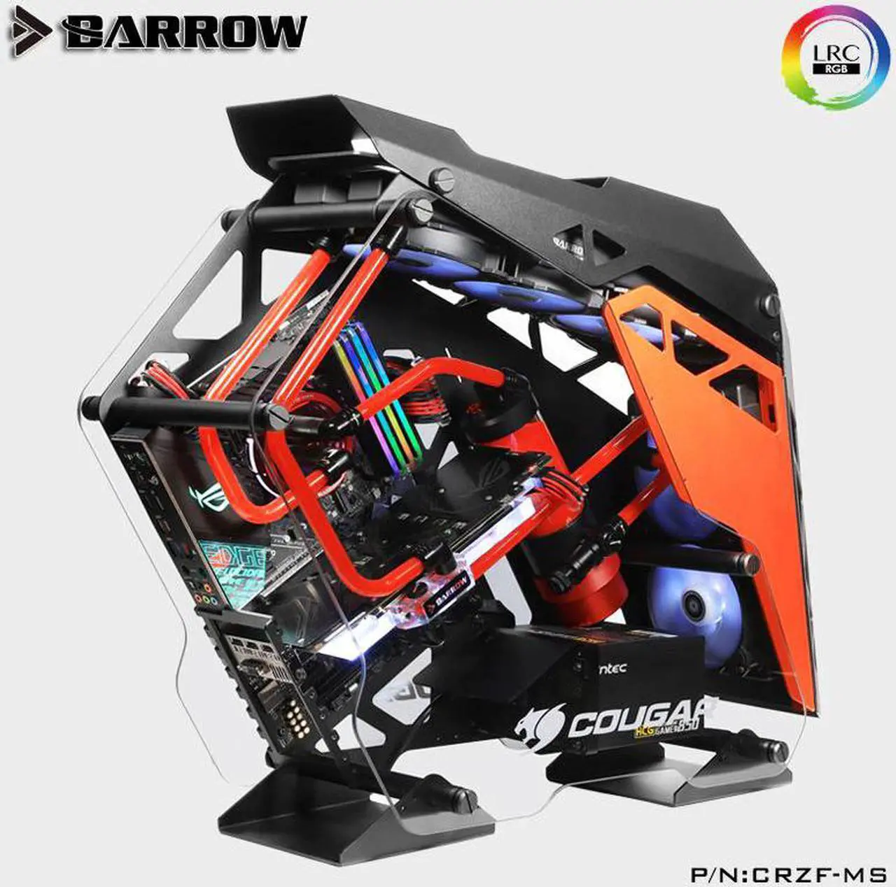 Alt view image 2 of 4 - Water Cooling Kit for COUGAR CONQUER Case, For Computer CPU/GPU Liquid Cooling, Cooler For PC, CRZF-HS
