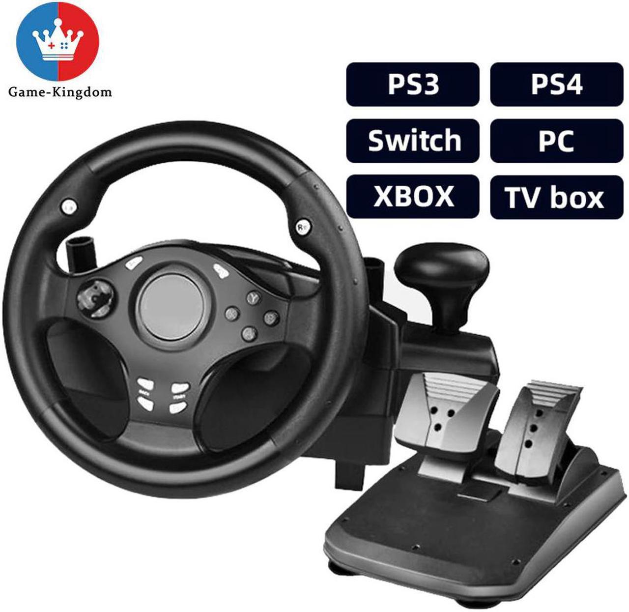 Game Racing Steering Wheel For PC/PS 4/PS 3/Nintend Switch/ X-box 360/Android TV box 270 Degrees Adjustable