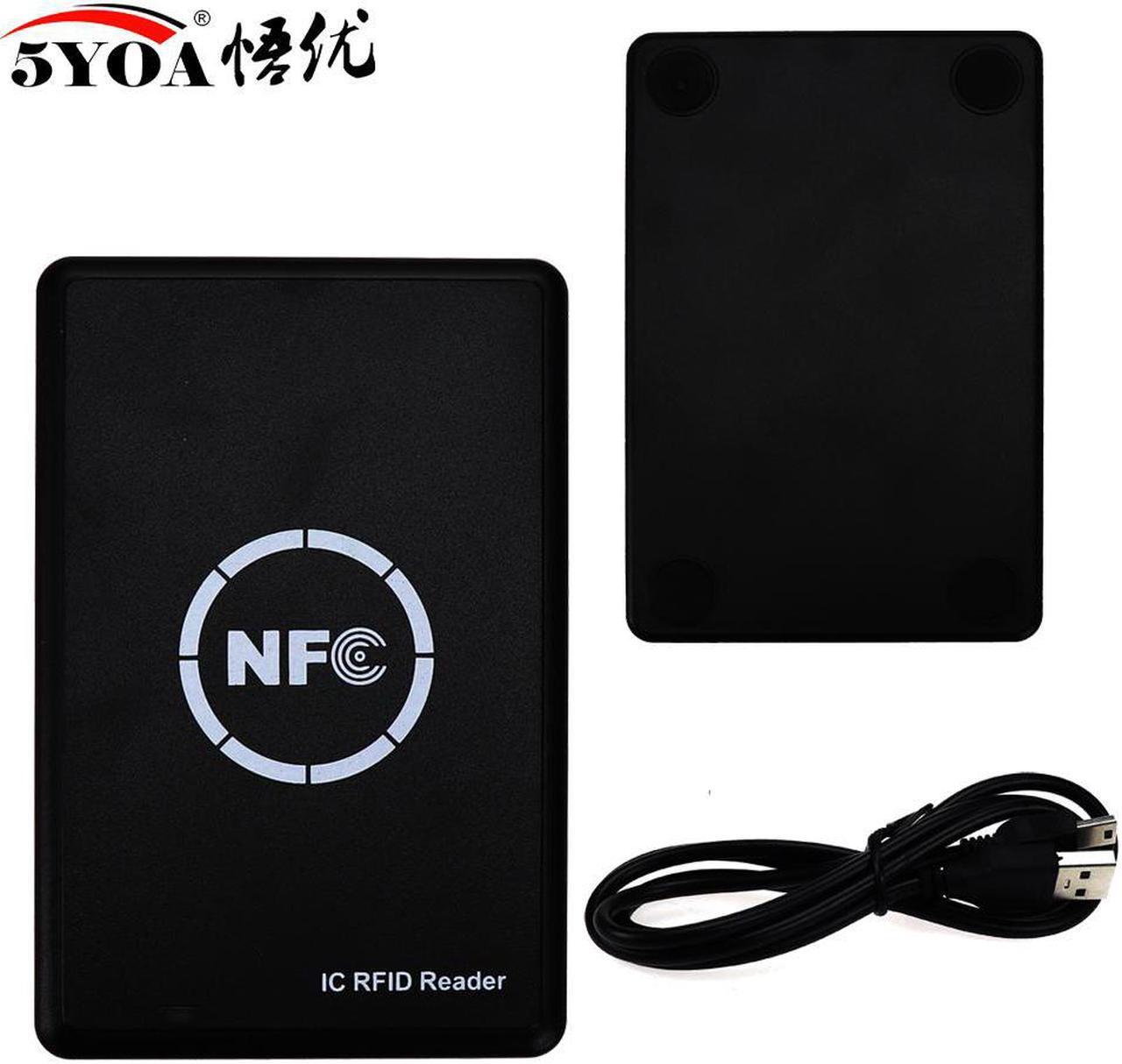 Alt view image 3 of 6 - NFC Smart Card Reader Writer RFID Copier Duplicator 13.56MHz USB Programmer Key fobs Card IC UID S50 MF ISO14443A Tag(10 UID Cards Only)