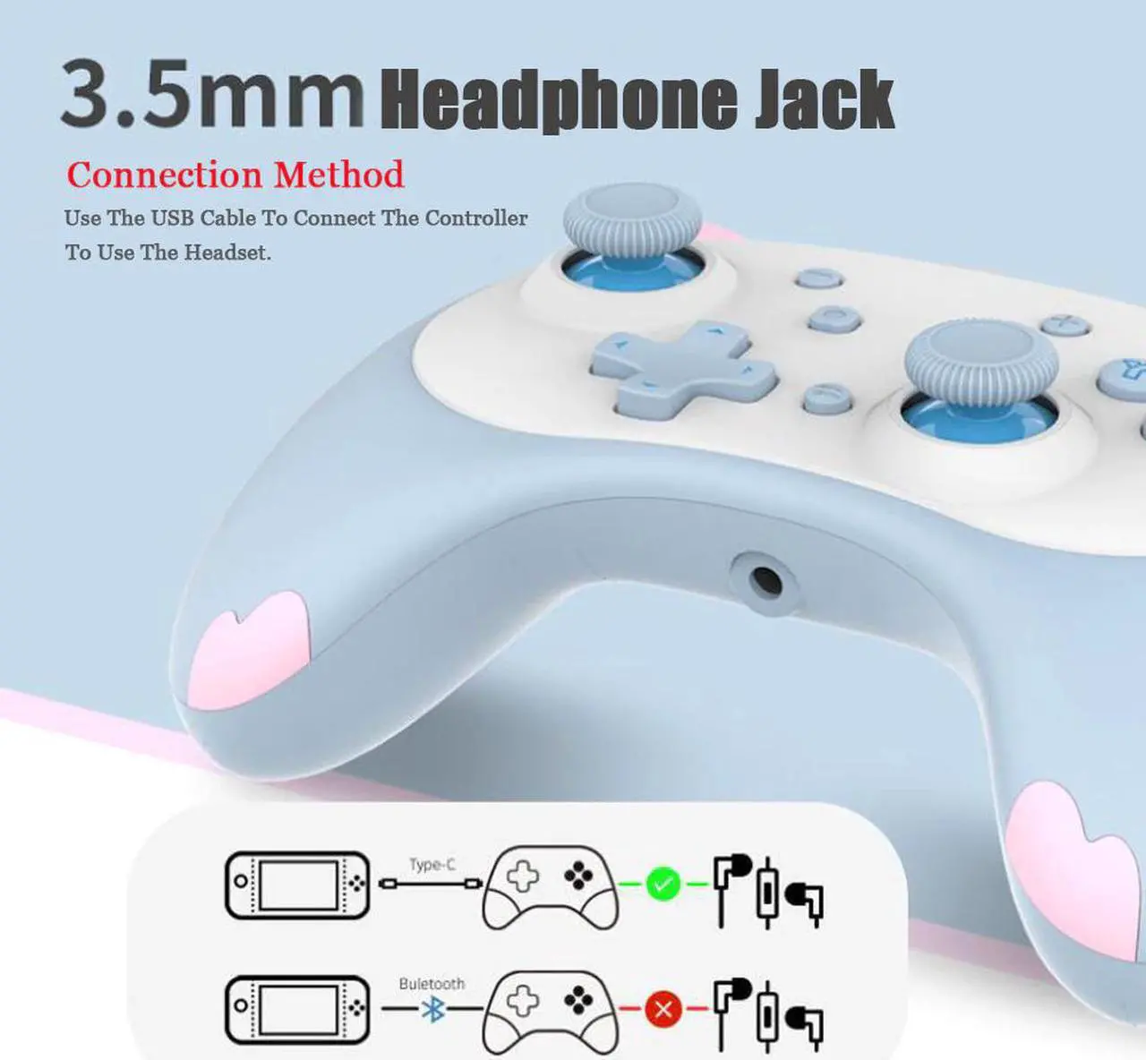 Alt view image 2 of 5 - Switch Wireless Controller With Voice Wake Function Bluetooth Gamepad For Nintend Switch/Lite Pro Game Joystick