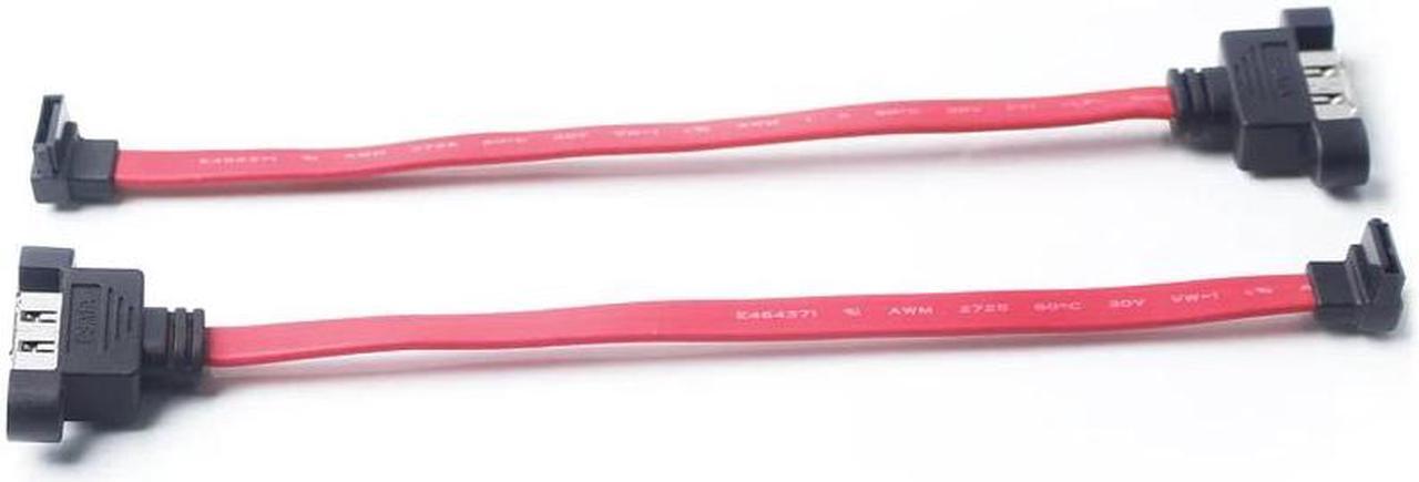 Alt view image 2 of 5 - SATA to eSATA Cable 6Gbps Shielded Extender Extension HDD Cable with Bracket  Red 20CM
