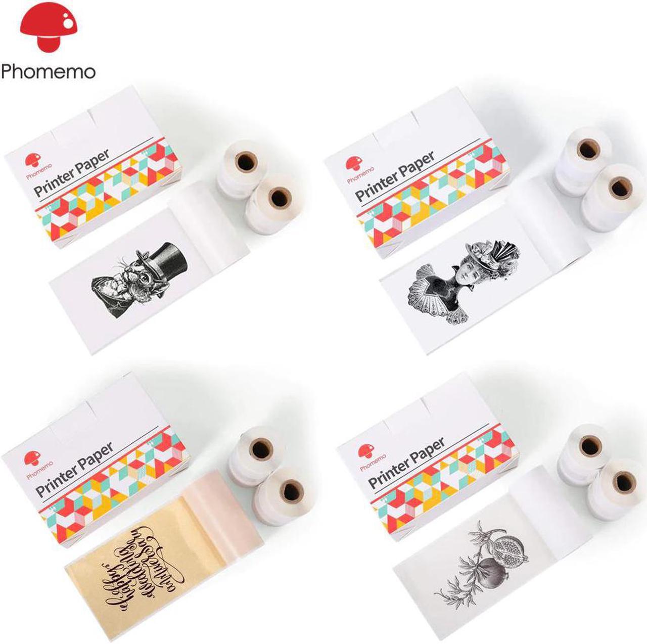 Main image of Self-Adhesive Transparent Gold Thermal Paper Roll for M02/M02S/M02 Pro Photo Printer Printable Sticker Paper