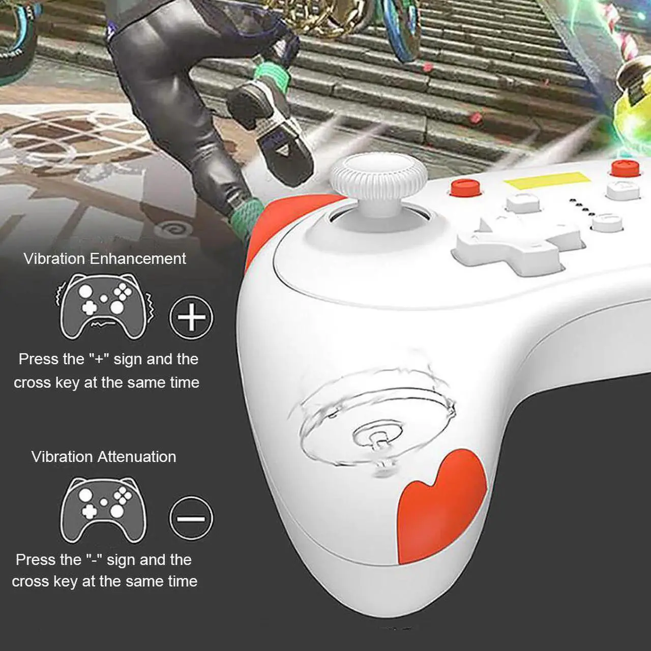 Alt view image 5 of 5 - Switch Wireless Controller With Voice Wake Function Bluetooth Gamepad For Nintend Switch/Lite Pro Game Joystick