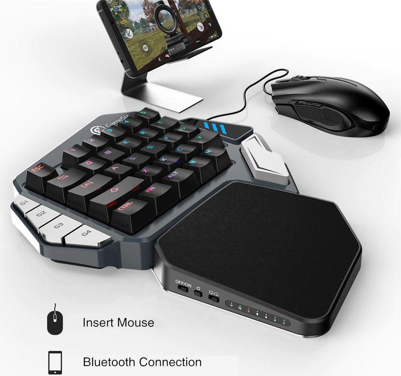 Z1 Game Keyboard Mechanical Keypad with Programmable Keys for Android Mobile Phone / Windows PC