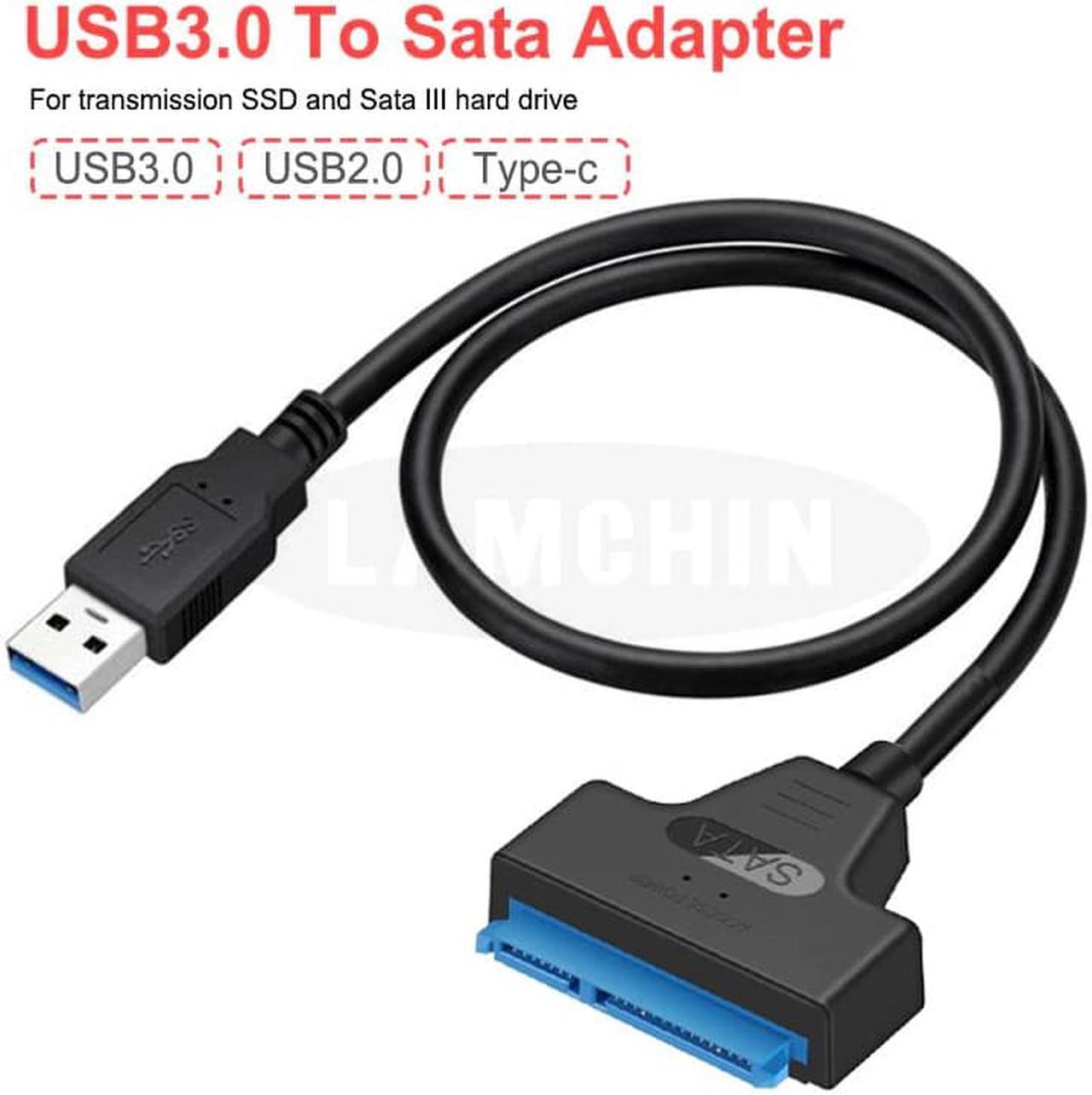 To USB 3.0 Hard Driver Adapter 2.5 Inches External SSD HDD Hard Drive 22 Pin  III Type C Cable  USB Cable