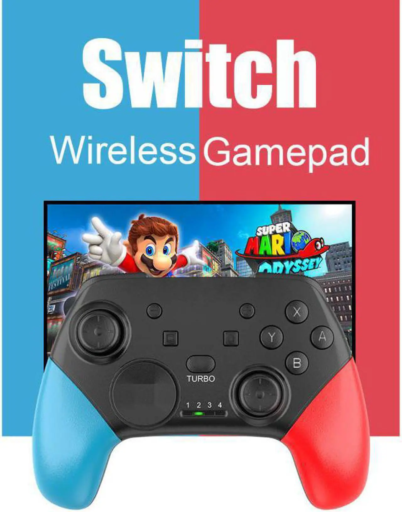 Alt view image 4 of 5 - crossing Switch Pro GAMEPAD bluetooth Wireless controller Somatosensory Vibration FOR Nintendo switch/PC/Android