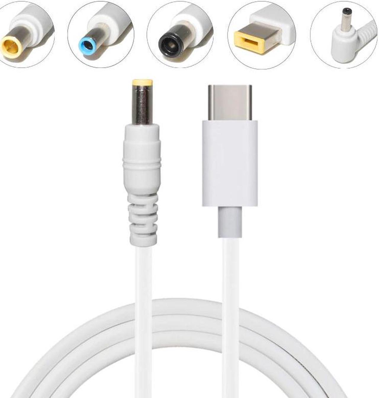 Main image of Type C to 4.0x1.7 7.9x5.5 7.4x5.0 3.0x1.1 4.0x1.35 5.5x2.5mm Male Plug Converter DC  C PD Charging Cable Cord for Laptops