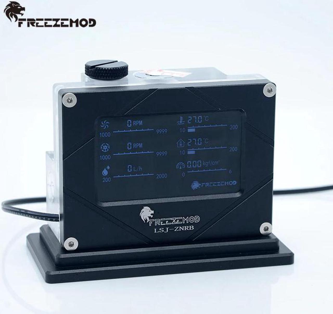 LSJ-ZNRB Intelligent Water Cooling System Monitor 2020 Temperature Flow Rate Air Pressure Water Pump PWM. LSJ-ZNRB