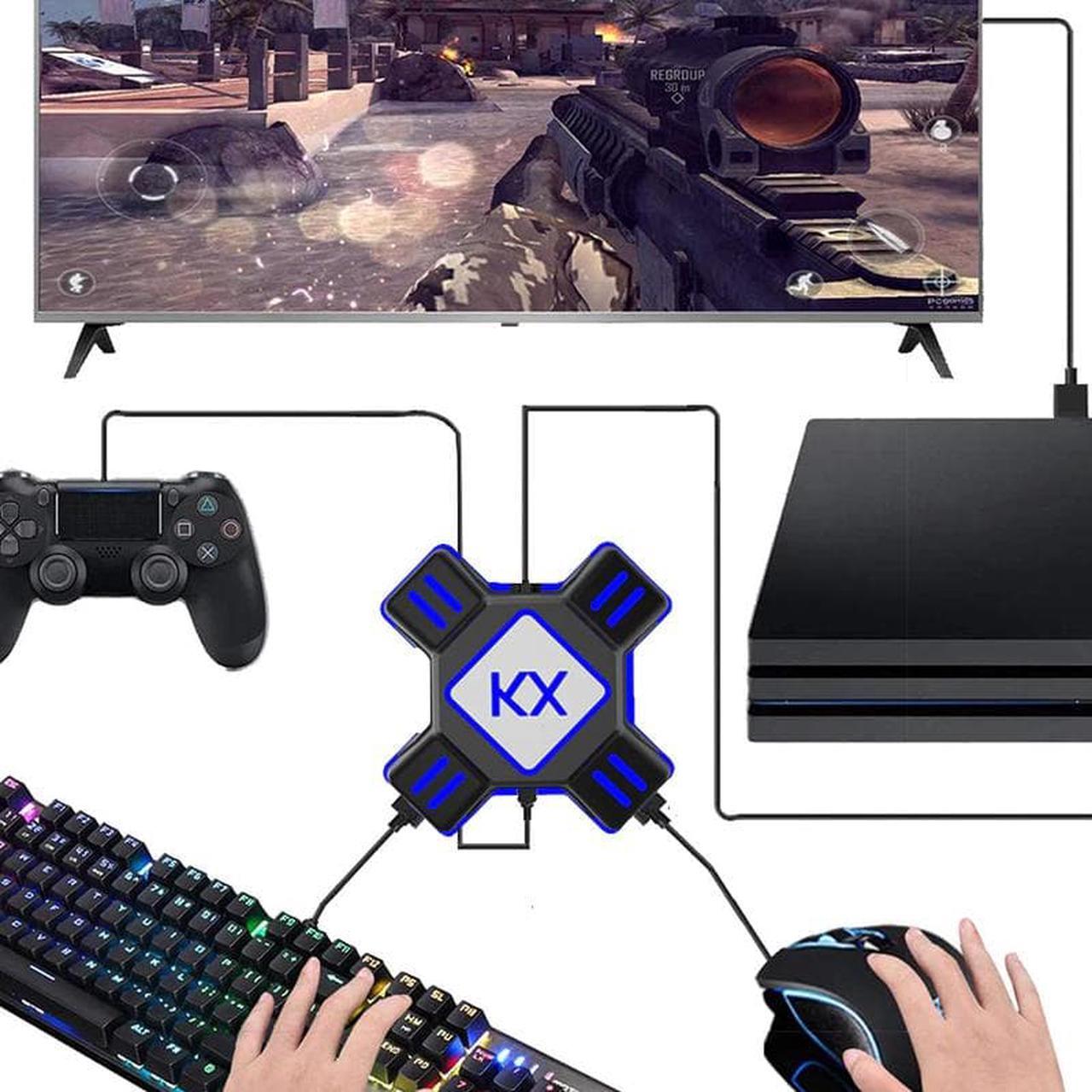 Alt view image 4 of 5 - Gamepad Controller Gaming Keyboard Mouse Converter Portable Video Game Keyboard Mouse Adapter For Switch/Xbox/PS4/PS3