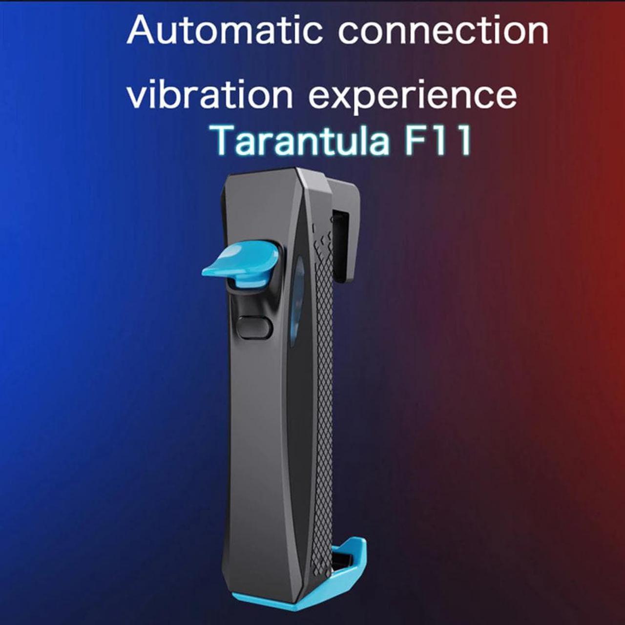 Alt view image 4 of 5 - Mobile Game Controller for Android Ios Phone PUBG Game Trigger 5 Frequency Adjustment Up to 30 Clicks Per Second Red