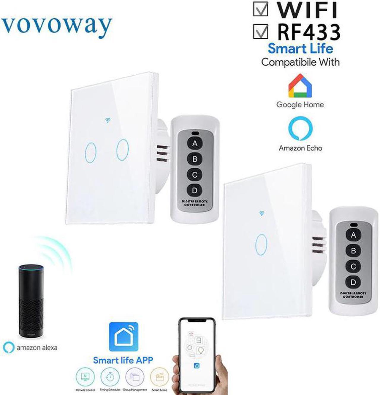 EU touch switch,light switch,WIFI network+mobile phone APP+RF wireless control function, 1gang2gang3gang AC110-V220V