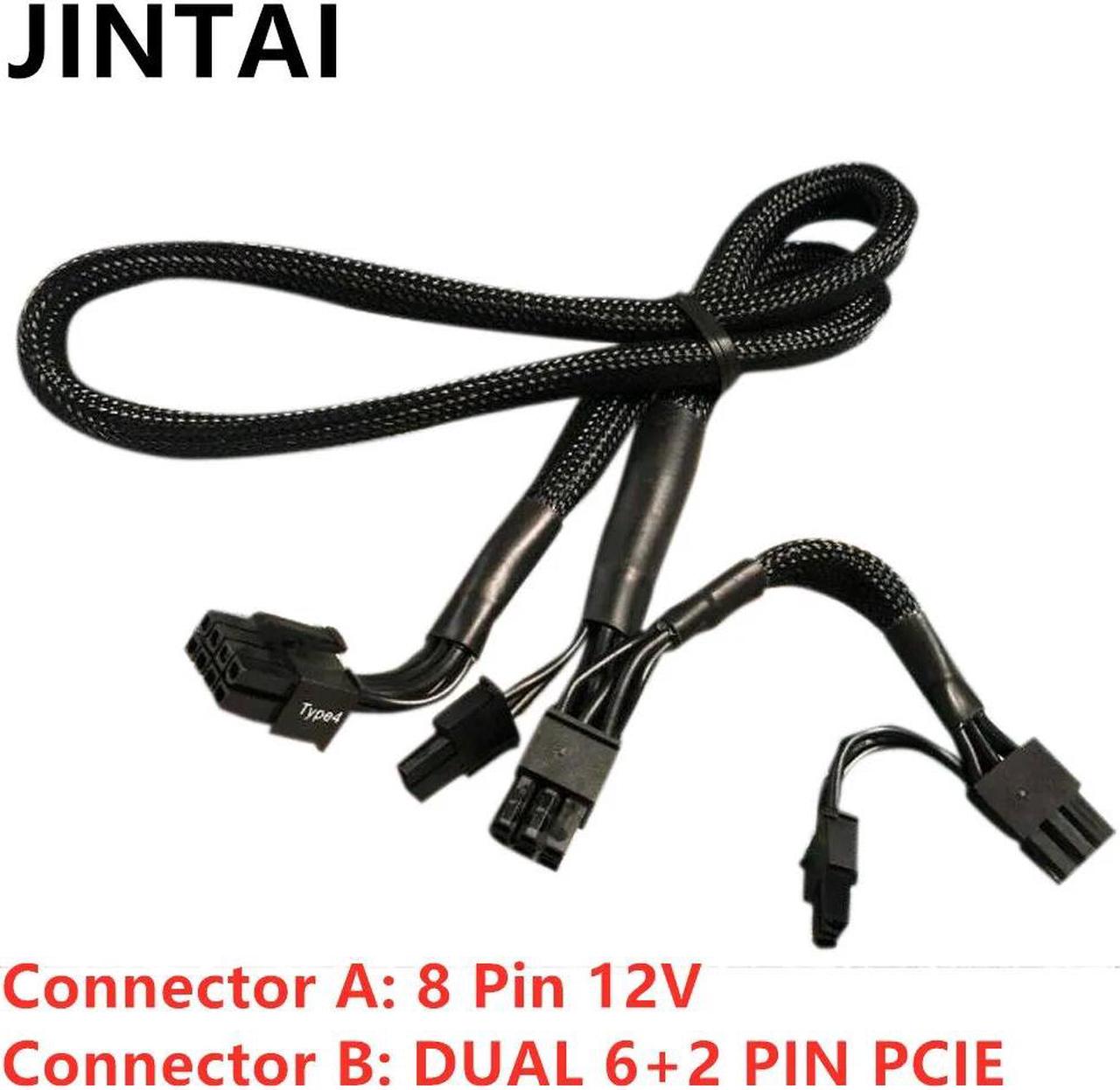 Main image of For  HX750I HX850I HX1000I HX1200I 80 PLUS 8 PIN TO DUAL 8 PIN VGA CABLE