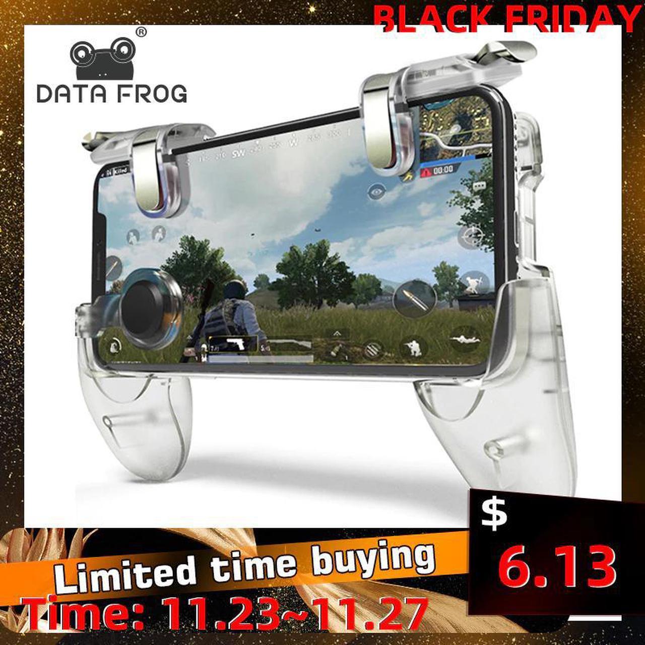 Game Controller Gamepad For PUBG L1R1 Shooter Trigger Fire Button Gamepad Joystick For iPhone Android Mobile Phone