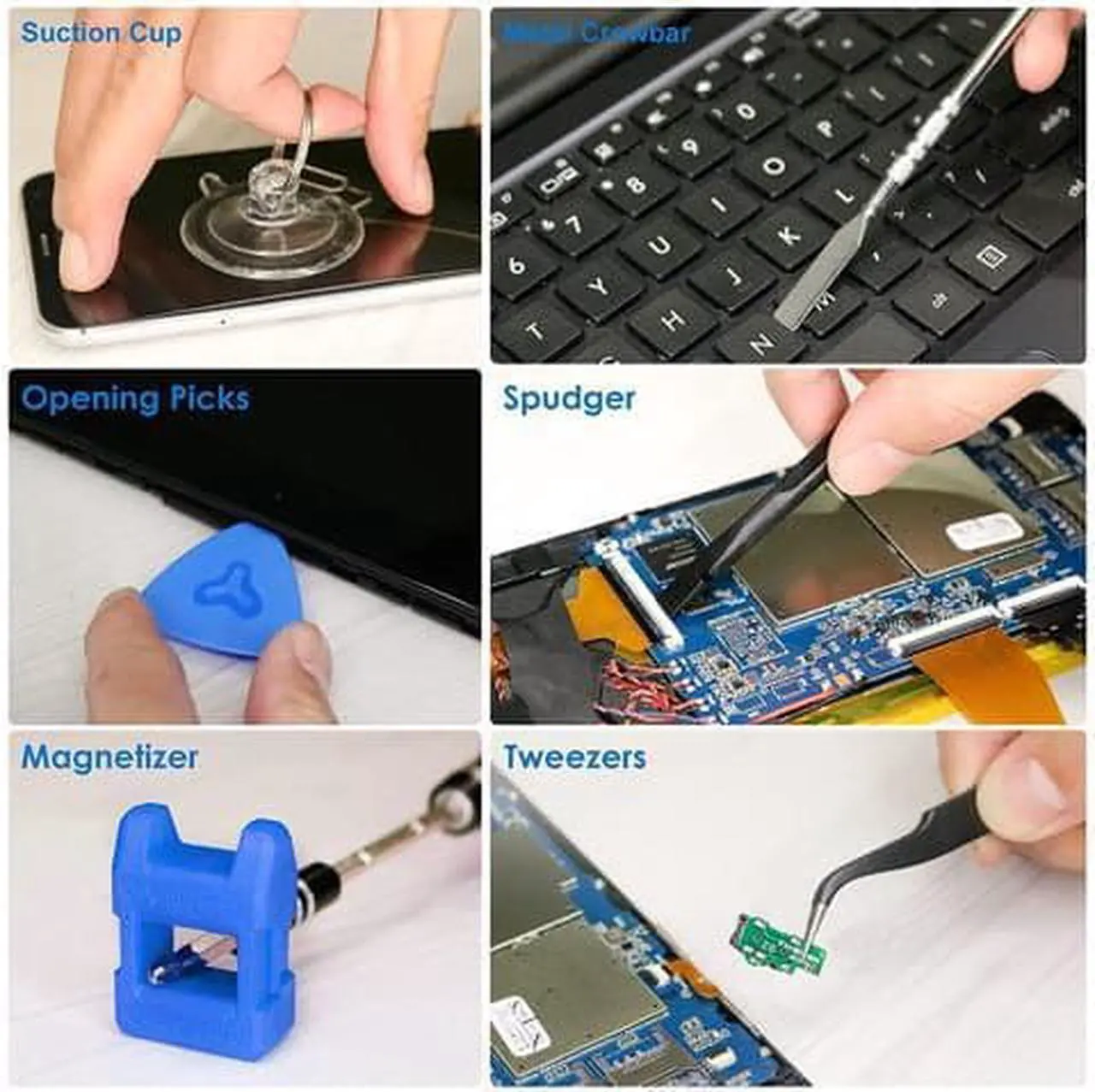Alt view image 4 of 5 - Screwdriver Sets 142-Piece Electronics Precision Screwdriver with 120 Bits Magnetic Repair Tool Kit for iPhone, MacBook, Computer, Laptop, PC, Tablet, PS4, Xbox, Nintendo, Game Console