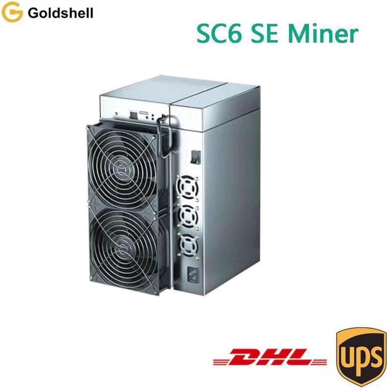 Gold shell SC6 SE Miner Siacoin Miner Hashrate 17TH/S 3330W