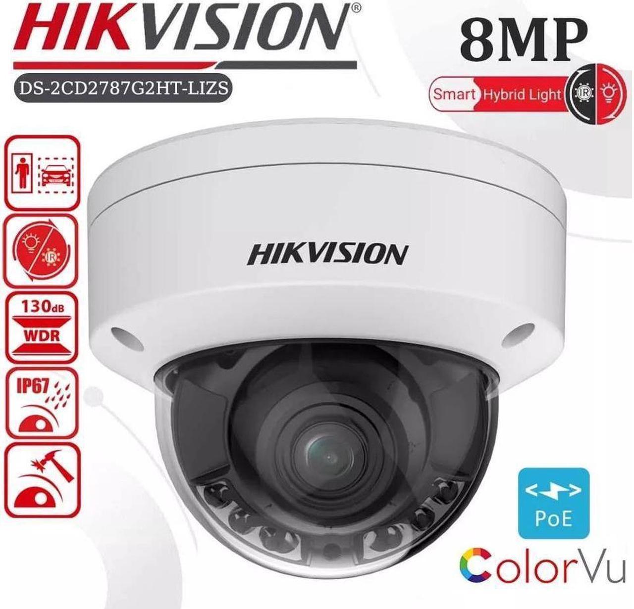 MECARE 4K 8MP ColorVu Varifocal Motorized Lens PoE Camera DS-2CD2787G2HT-LIZS