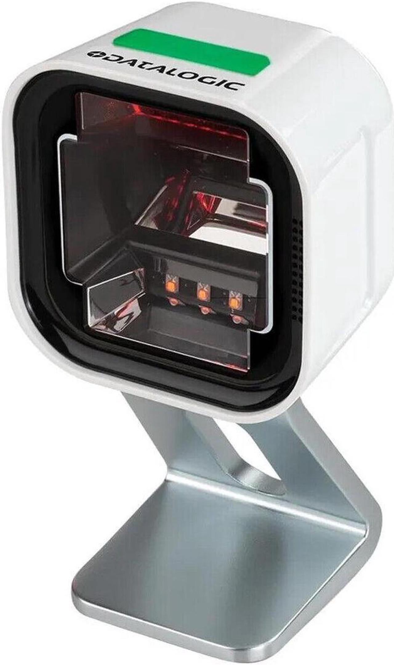 Alt view image 5 of 7 - Datalogic Magellan 1500I PN:MG1501-10211-0200 Barcode Scanner Cable Connectivity Black 1D 2D Imager,Corded white Standard Configuration,  Tilting Stand with Magnetic Base, USB A Cable
