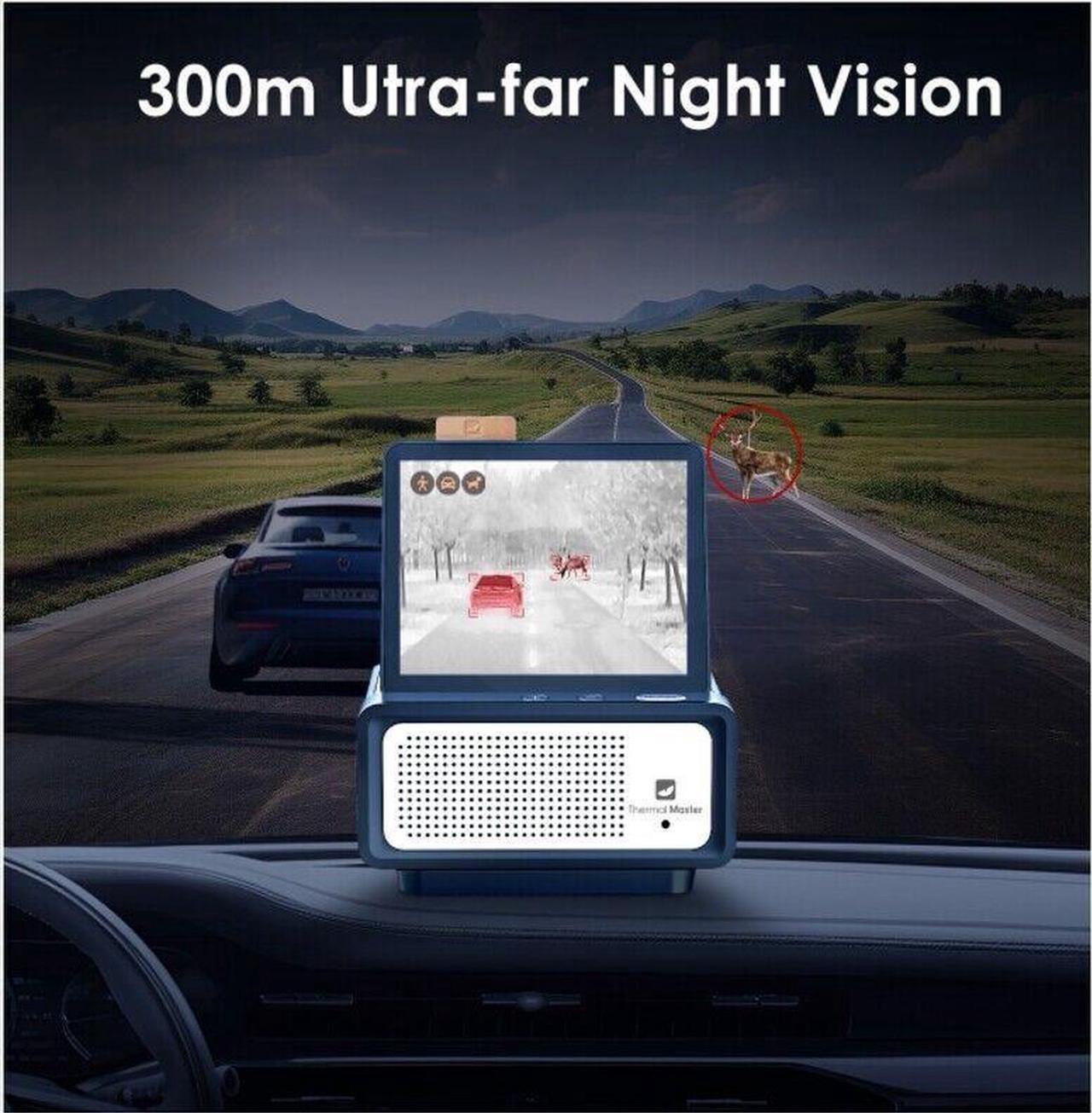 Alt view image 7 of 7 - Thermal Master NV300 Thermal Camera for Car 300m Night Vision WiFi IR Automotive AI Thermal MasterNV300compatible with all vehicle models