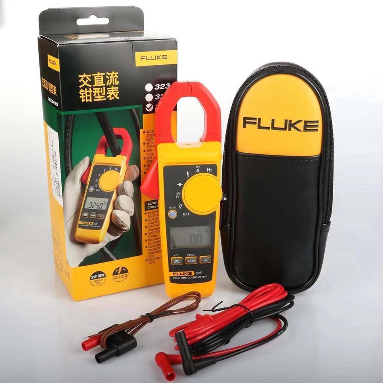 Alt view image 4 of 7 - Fluke 325 True RMS AC DC Current Voltage Tester Capacitance Clamp Frequency NEW