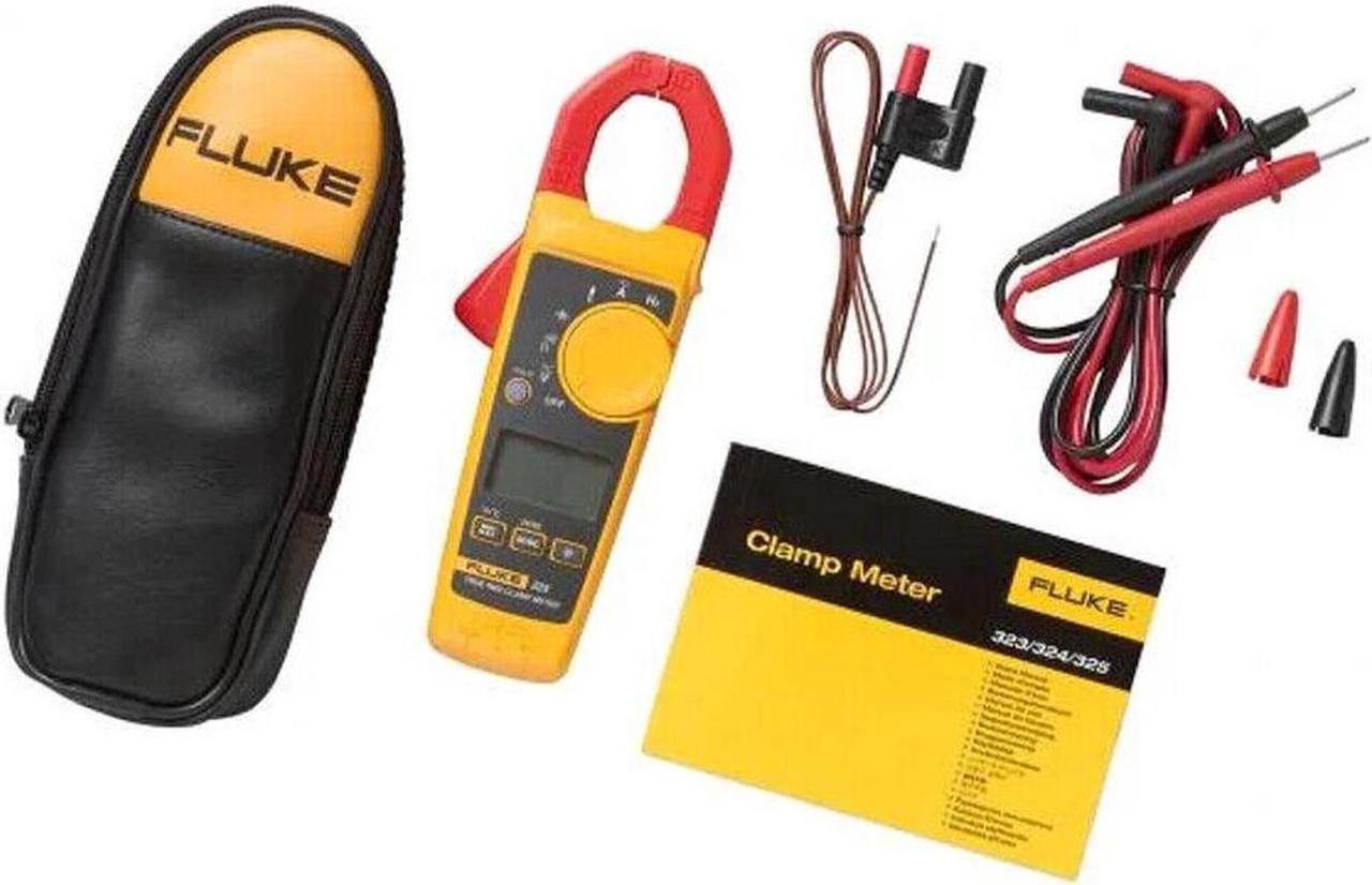 Alt view image 5 of 7 - Fluke 325 True RMS AC DC Current Voltage Tester Capacitance Clamp Frequency NEW