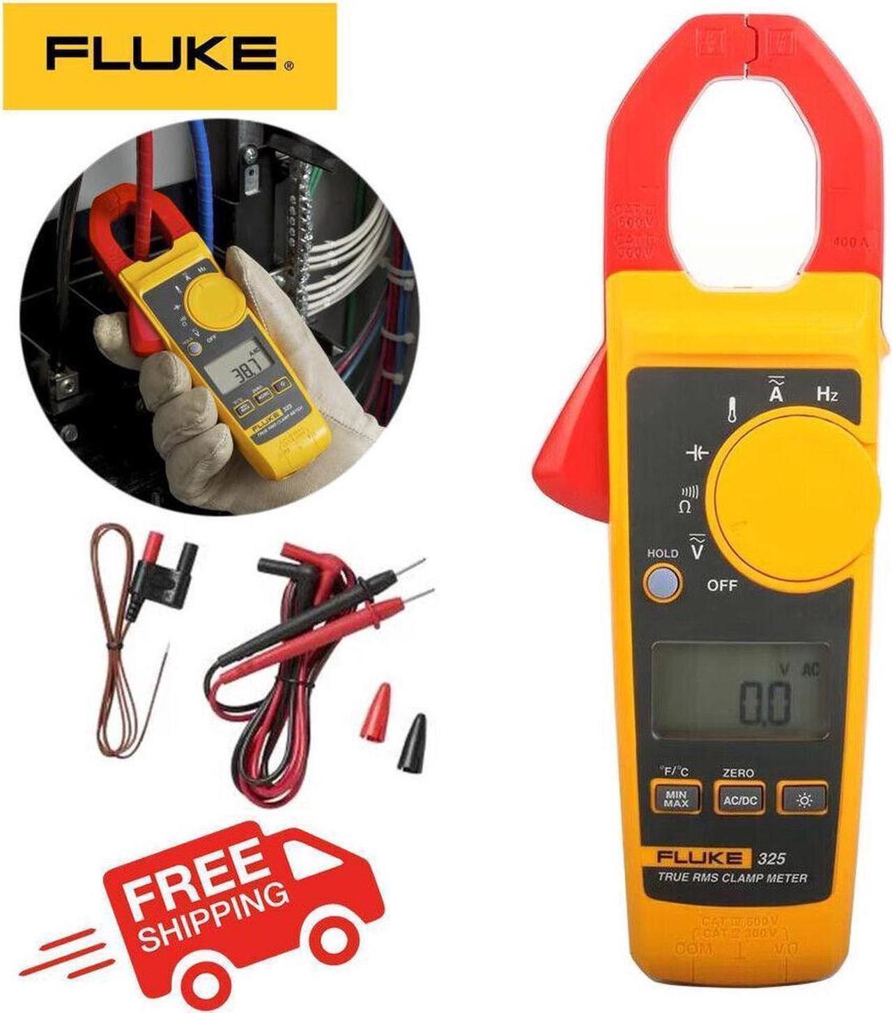 Main image of Fluke 325 True RMS AC DC Current Voltage Tester Capacitance Clamp Frequency NEW